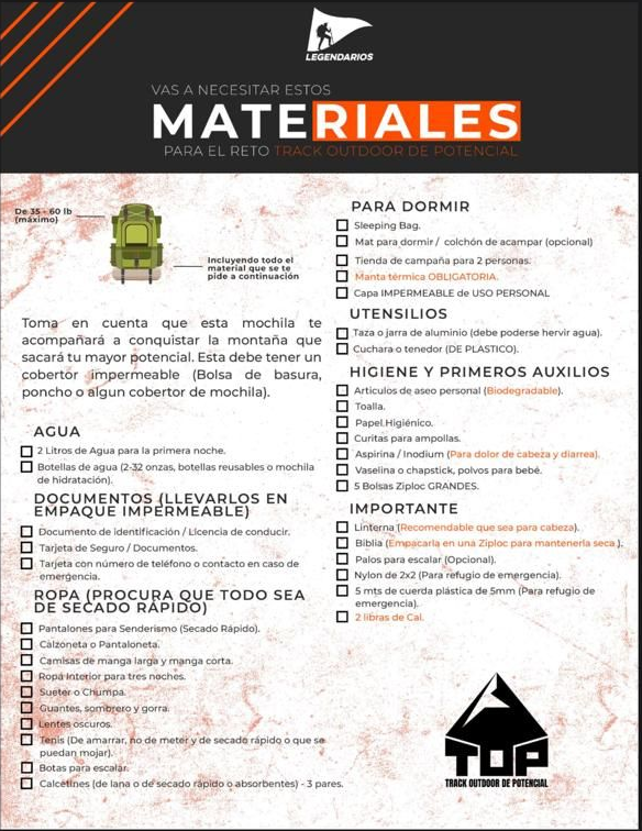 MATERIALES RECOMENDADOS.